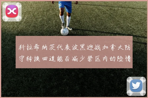 科拉希纳茨代表波黑迎战加拿大防守转换回追能否减少禁区内的险情